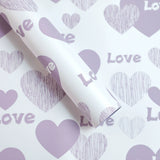 Load image into Gallery viewer, 20pcs Valentine&#39;s Day Heart Print Wrap Paper (58x58cm)