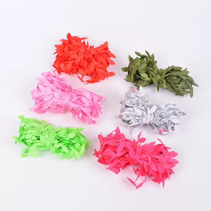 5m Artificial Vines Fake Leaves Ribbon