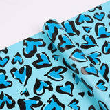 Load image into Gallery viewer, 20pcs Leopard Heart Flower Wrap Paper (57x57cm)