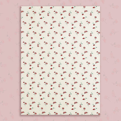 20pcs Rose Pattern Bouquet Wrap Paper (50x70cm)