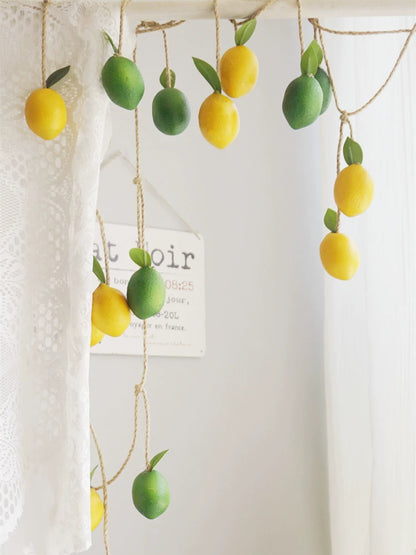 Artificial Lemon Fruit Vine Garland (150cmL)