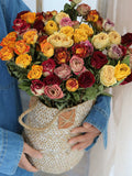 Load image into Gallery viewer, 20-Stem Real Dried Rose Flower Bouquet