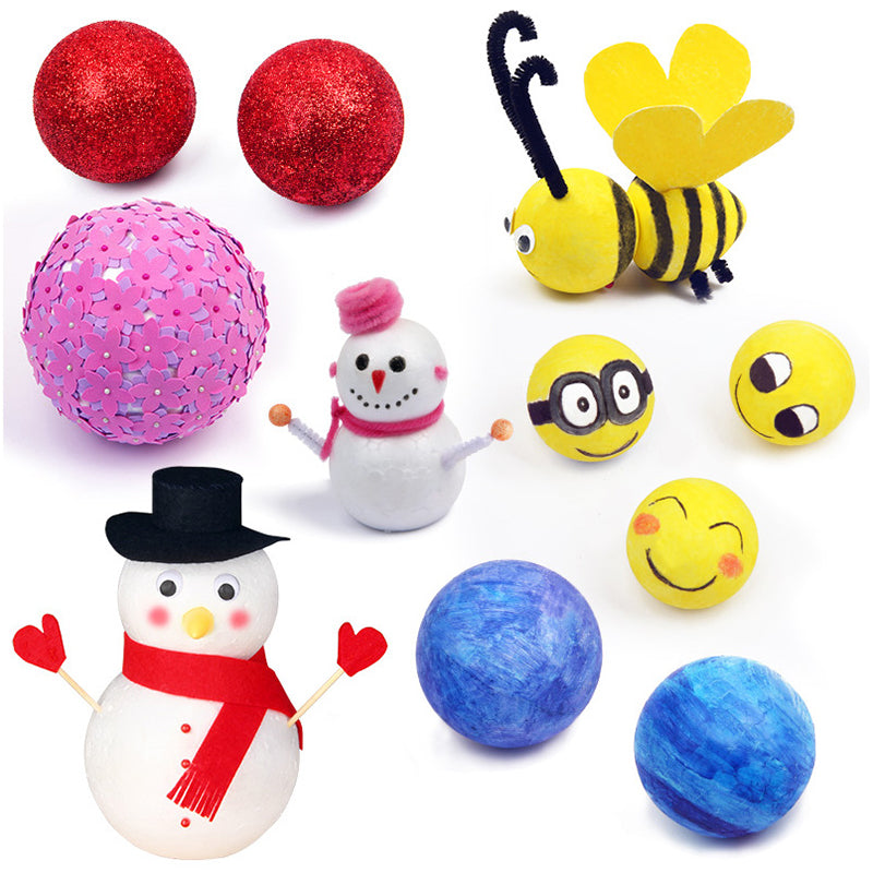 20 Styrofoam Balls 2.5 School Christmas Arts Crafts Modeling