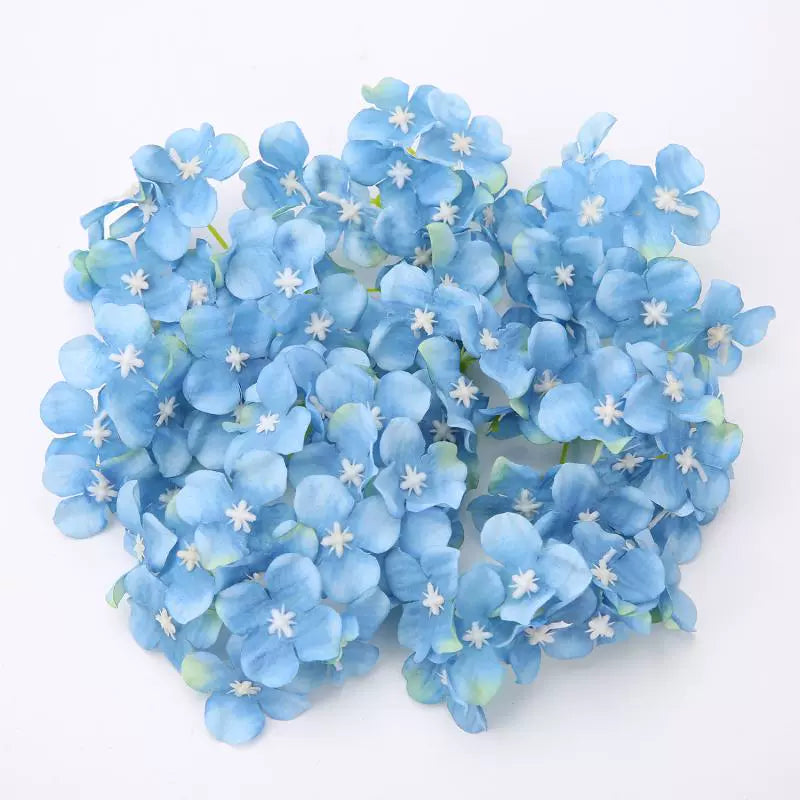 5cm Silk Hydrangea Flower Heads Pack 30