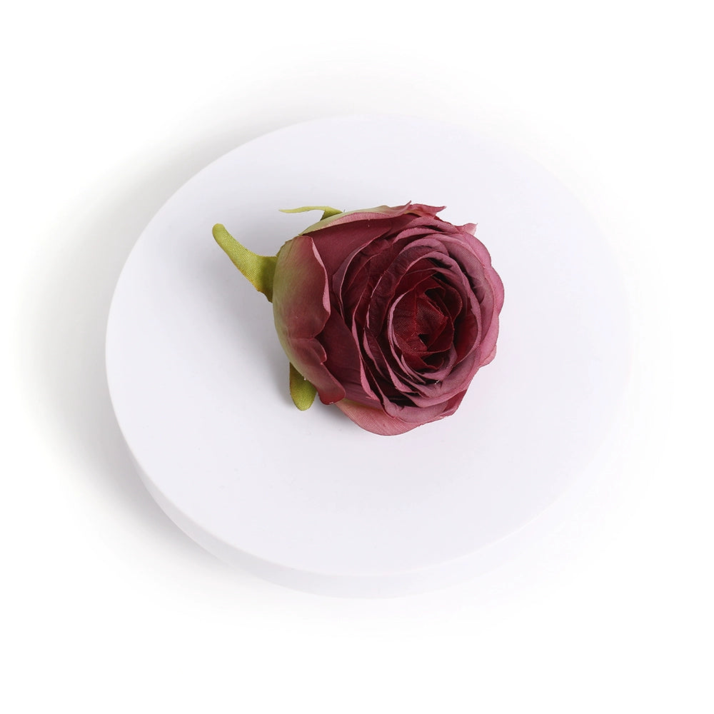 6cm Artificial Silk Rose Flower Heads Pack 30