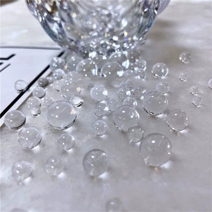 Hole-free Clear Acrylic Beads 200g