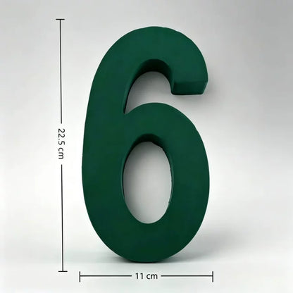 Compact 3D Number Floral Foam