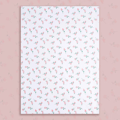 20pcs Rose Pattern Bouquet Wrap Paper (50x70cm)