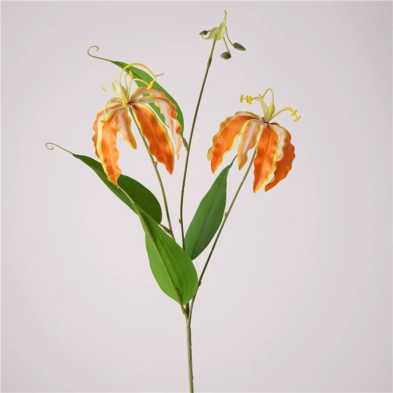 29" Real Touch Artificial Flame Lily Stem