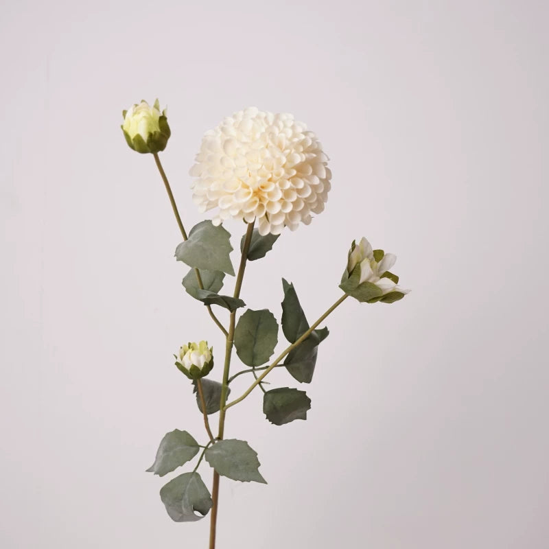 27" Artificial Pompon Chrysanthemum Stem