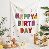 Load image into Gallery viewer, Happy Birthday Backdrop Banner (150Wx200Hcm)