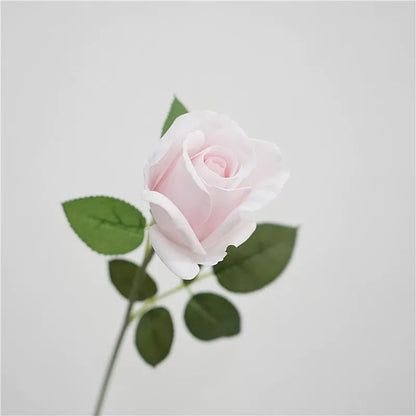 19" Real-Touch Lifelike Garden Rose Stem