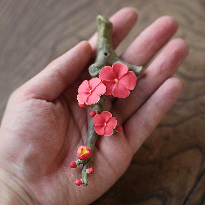 Flower Ceramic Incense Holder for Sticks