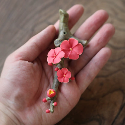 Flower Ceramic Incense Holder for Sticks