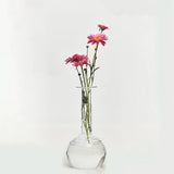 Load image into Gallery viewer, Minimal Clear Round Glass Vase