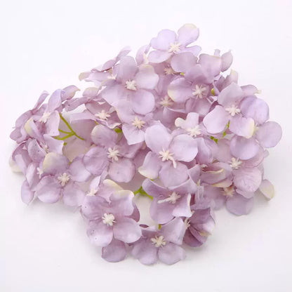 5cm Silk Hydrangea Flower Heads Pack 30