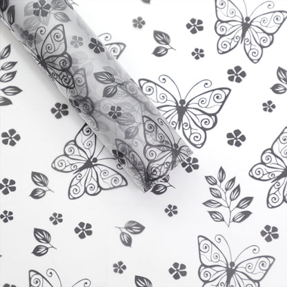 20pcs Frosted Butterfly Cellophane Wrap (58x58cm)