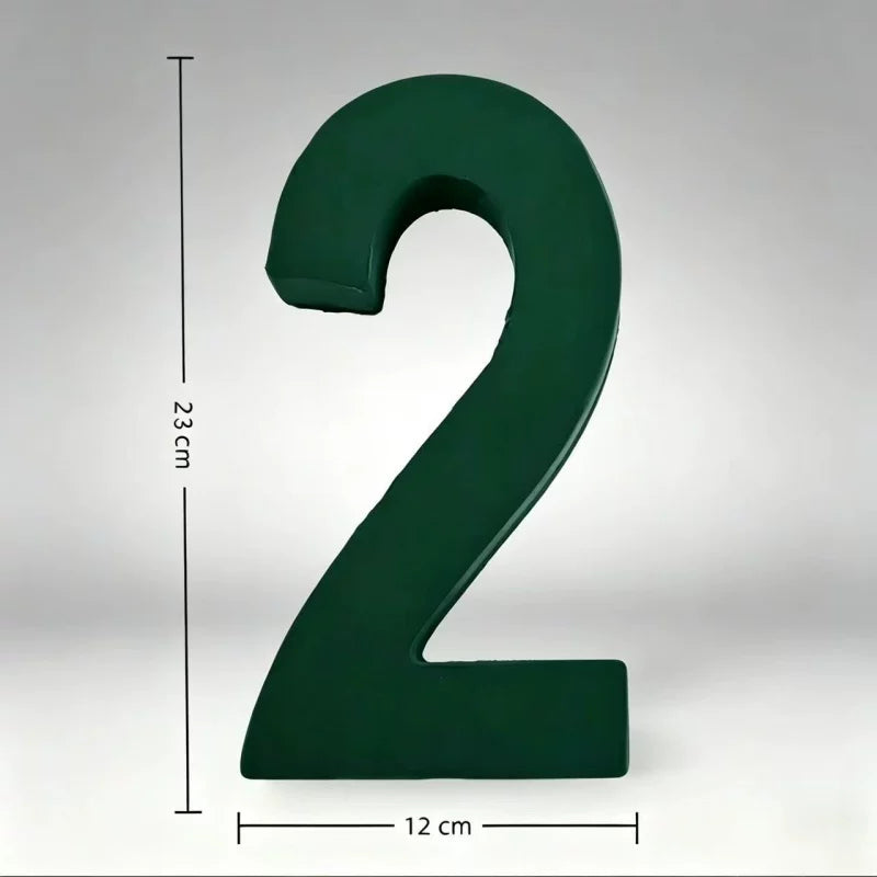 Compact 3D Number Floral Foam