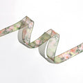 2.5cmx10Yd floral organza
