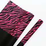 Load image into Gallery viewer, 20pcs Stylish Zebra Print Flower Wrap Paper (57x57cm)