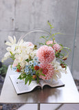 Load image into Gallery viewer, Creative Book-Shaped Acrylic Flower Basket