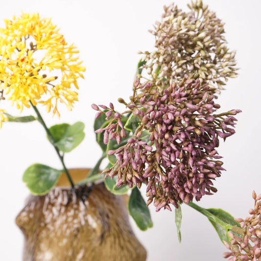 20" Artificial Sedum Berry Spray