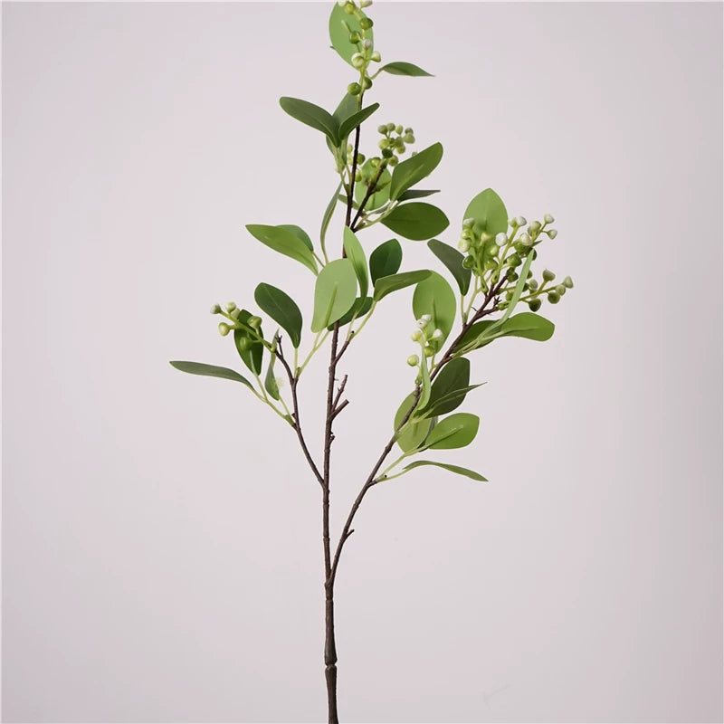 30" Real Touch Artificial Berry Foliage Stem