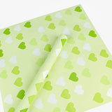 Load image into Gallery viewer, 20pcs Valentine&#39;s Day Heart Print Floral Wrap Paper (58x58cm)