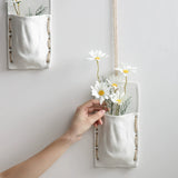 Load image into Gallery viewer, Ceramic Sachet Wall Hanging Vase