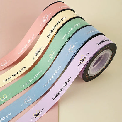 LOVELY DAY WITH YOU Gift Ribbon (2cmx10Yd)