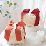 Load image into Gallery viewer, 12Pcs Handmade Bamboo Favor Box with Ribbon