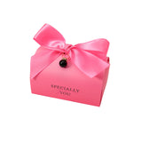 Load image into Gallery viewer, Hot Pink Favor Box with Ribbon Set of 10