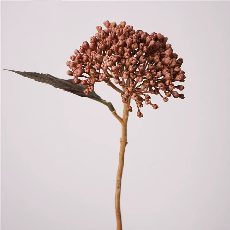 15" Artificial Autumn Hydrangea Berry Stem