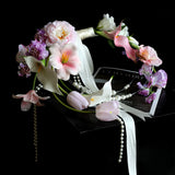 Load image into Gallery viewer, Modern Blush Pink Hoop Wedding Bouquet