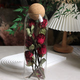 Load image into Gallery viewer, Real Dried Roses Wishing Bottle