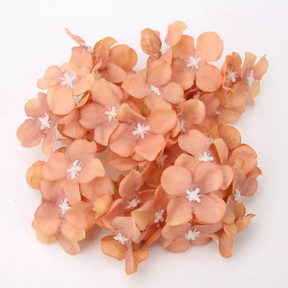 5cm Silk Hydrangea Flower Heads Pack 30