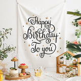 Load image into Gallery viewer, Happy Birthday Backdrop Banner (150Wx200Hcm)