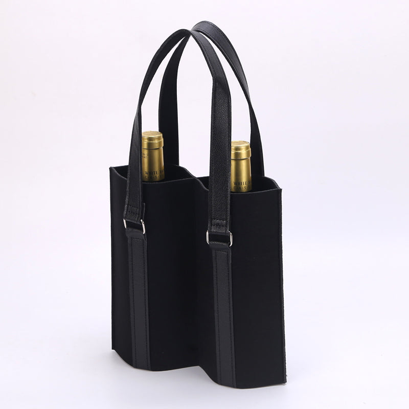 Two-bottle Felt Wine Bottle Gift Bags