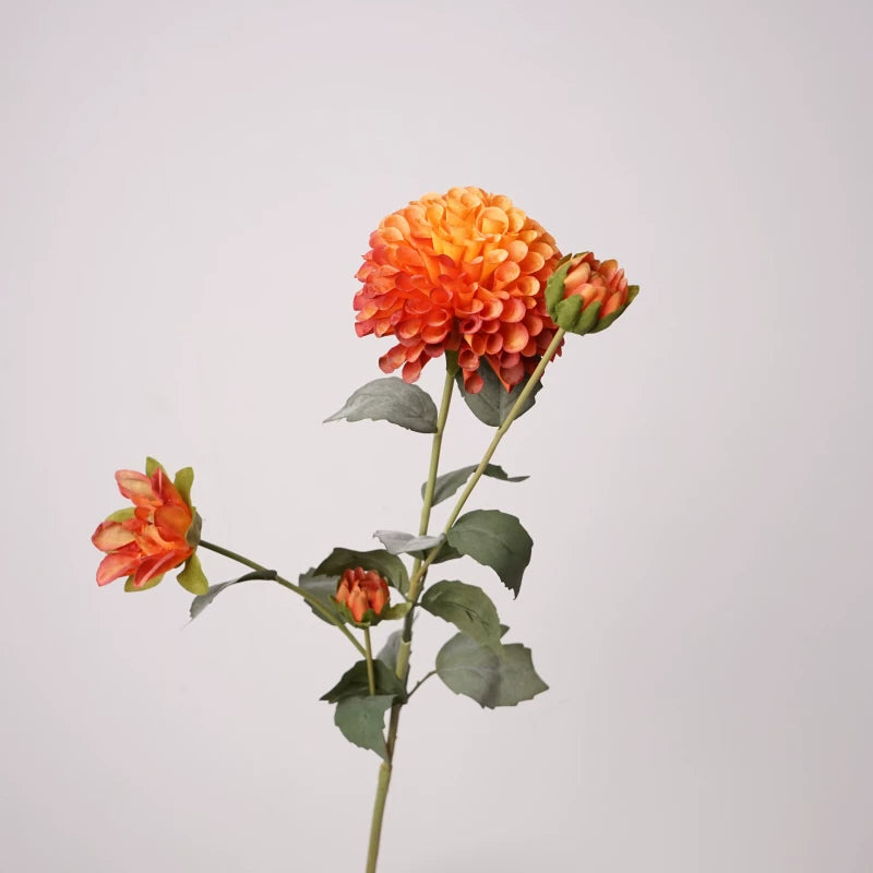27" Artificial Pompon Chrysanthemum Stem