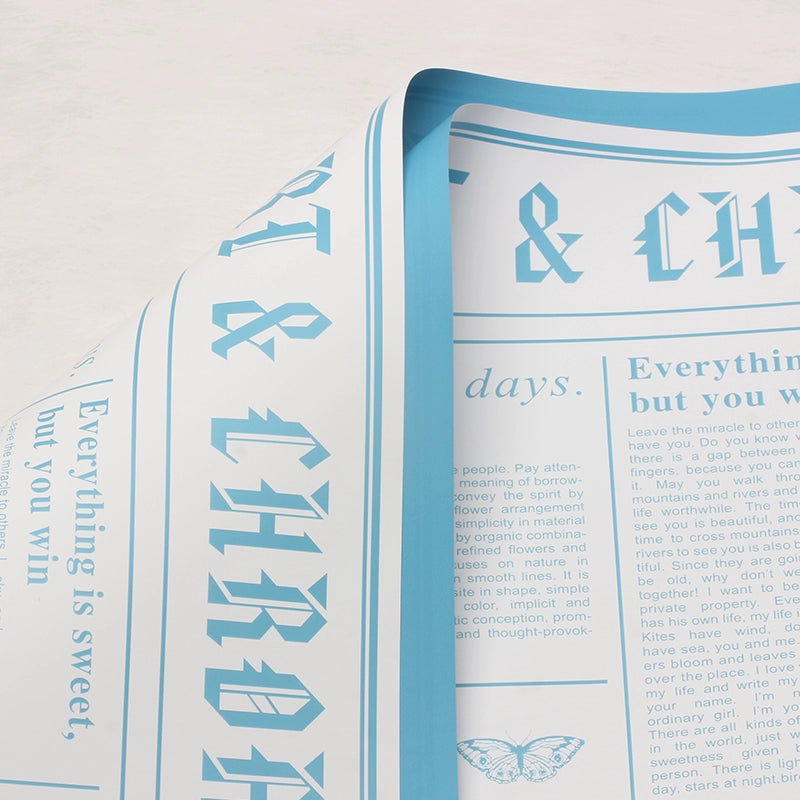 20pcs Vintage Newspaper Bouquet Paper (57x57cm)