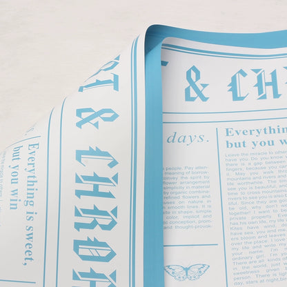 20pcs Vintage Newspaper Bouquet Paper (57x57cm)