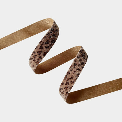 Leopard Print Plush Ribbon (2.5cmx10Yd)