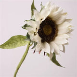 Load image into Gallery viewer, Real Touch Cream Sunflower Stem (70cm)