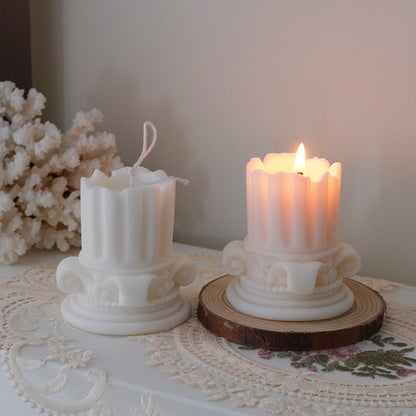Retro Pillar Shaped Aromatherapy Candle