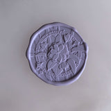 Load image into Gallery viewer, 30Pcs Lavender Purple Wax Seal Stickers