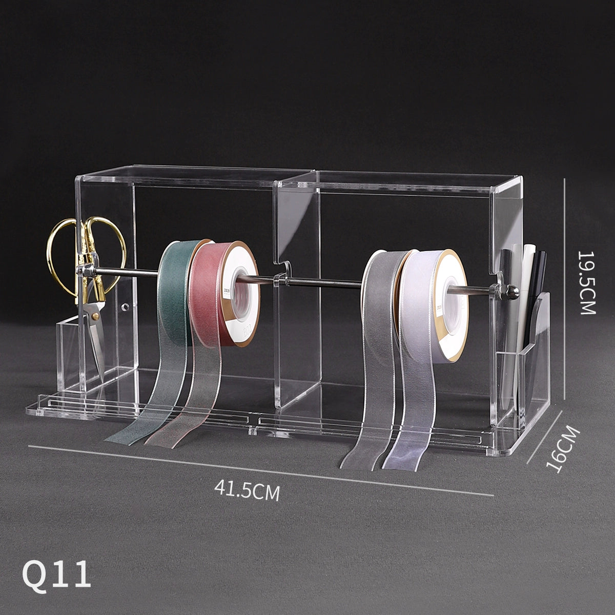 Transparent Acrylic Ribbon Holder Organizer