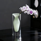 Load image into Gallery viewer, Modern Double-Walled Glass Funnel Vase