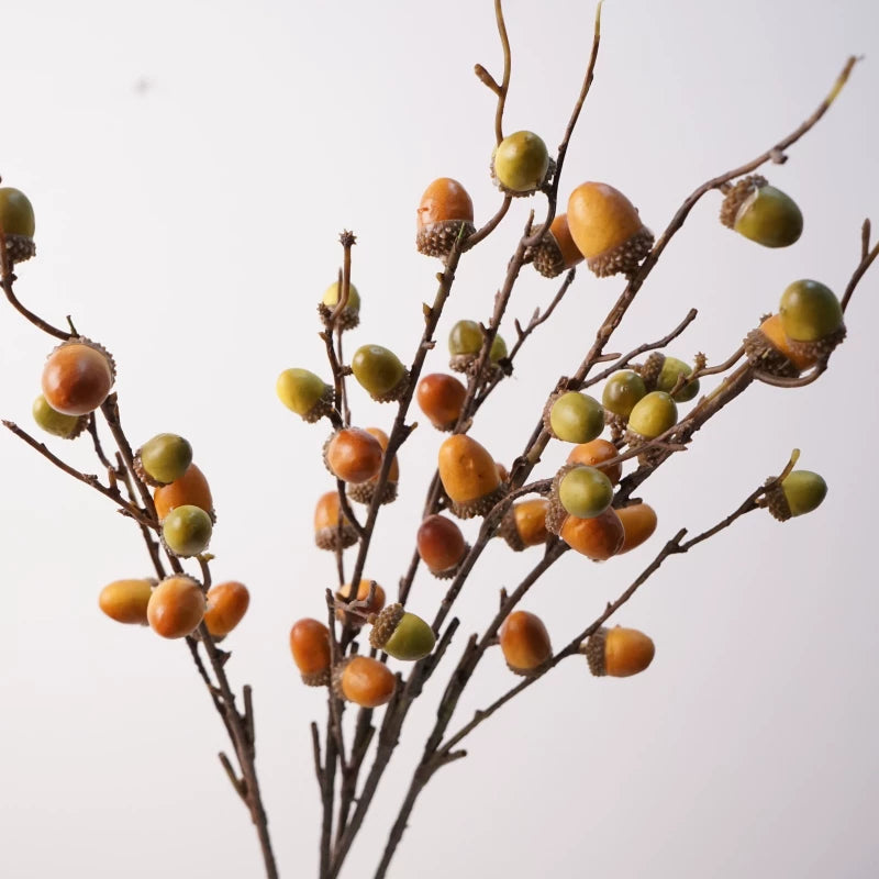 29" Realistic Faux Autumn Acorn Branch