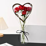 Load image into Gallery viewer, 50pcs Heart Print Clear Bouquet Sleeves Bags