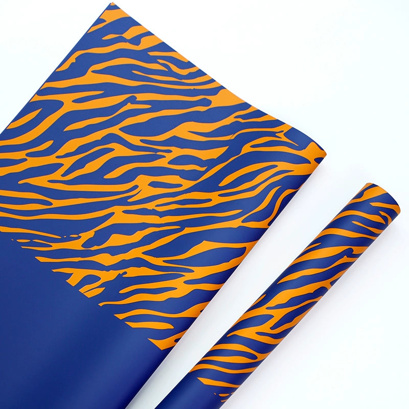 20pcs Zebra Print Flower Wrap Paper (57x57cm)